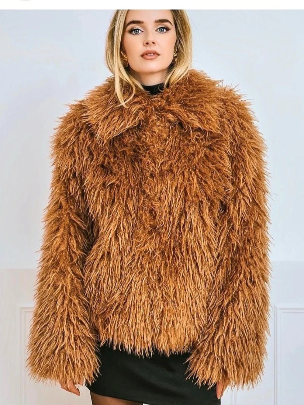 The Alfie Brown Teddy Jacket NWT